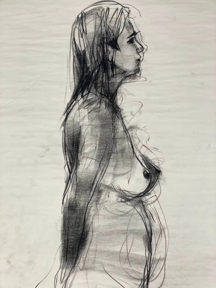 Image may contain: sketch, drawing and child art