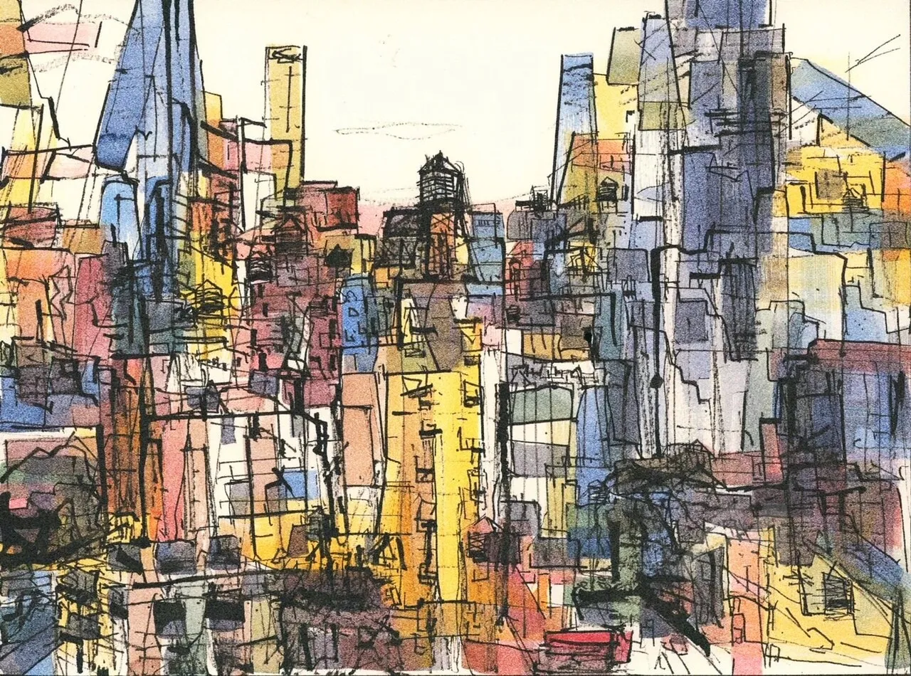 Gritty Nyc, analog print on paper